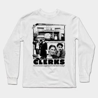 Clerks  / 1990s Fan Design Long Sleeve T-Shirt